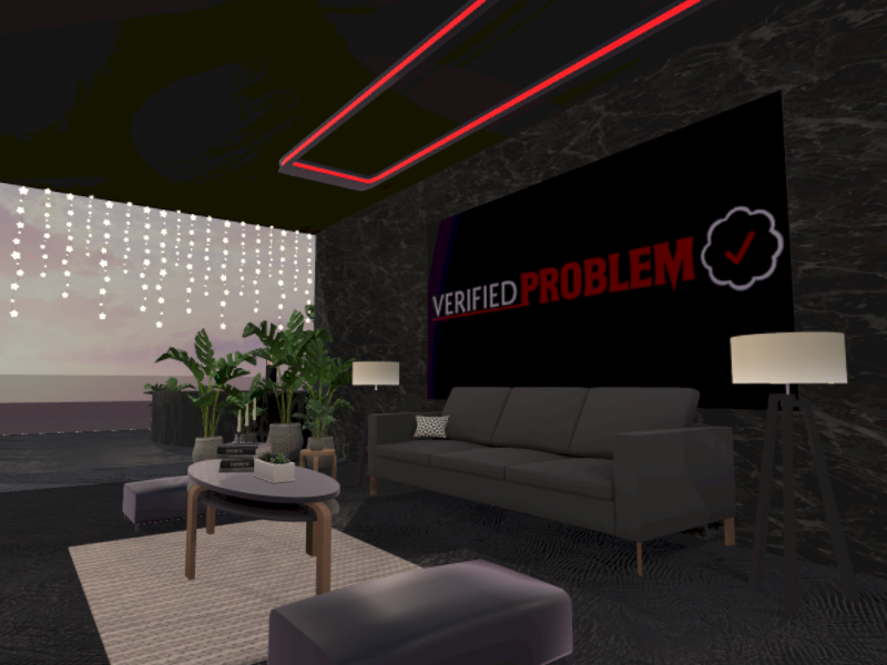 Verified Room of Problem's VRChat World by tinypotatox on VRC List